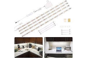 Illuminate Your Spaces with WOBANE's LED Under Cabinet Lighting Kit: Enhance Your Ambiance