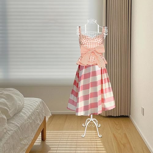 Miniatura 3 de Soporte de exhibición de maniquí de 57.9 in58 pulgadas, exhibición de vestido de ropa para mujer, maniquí de costura femenino para mostrar ropa de