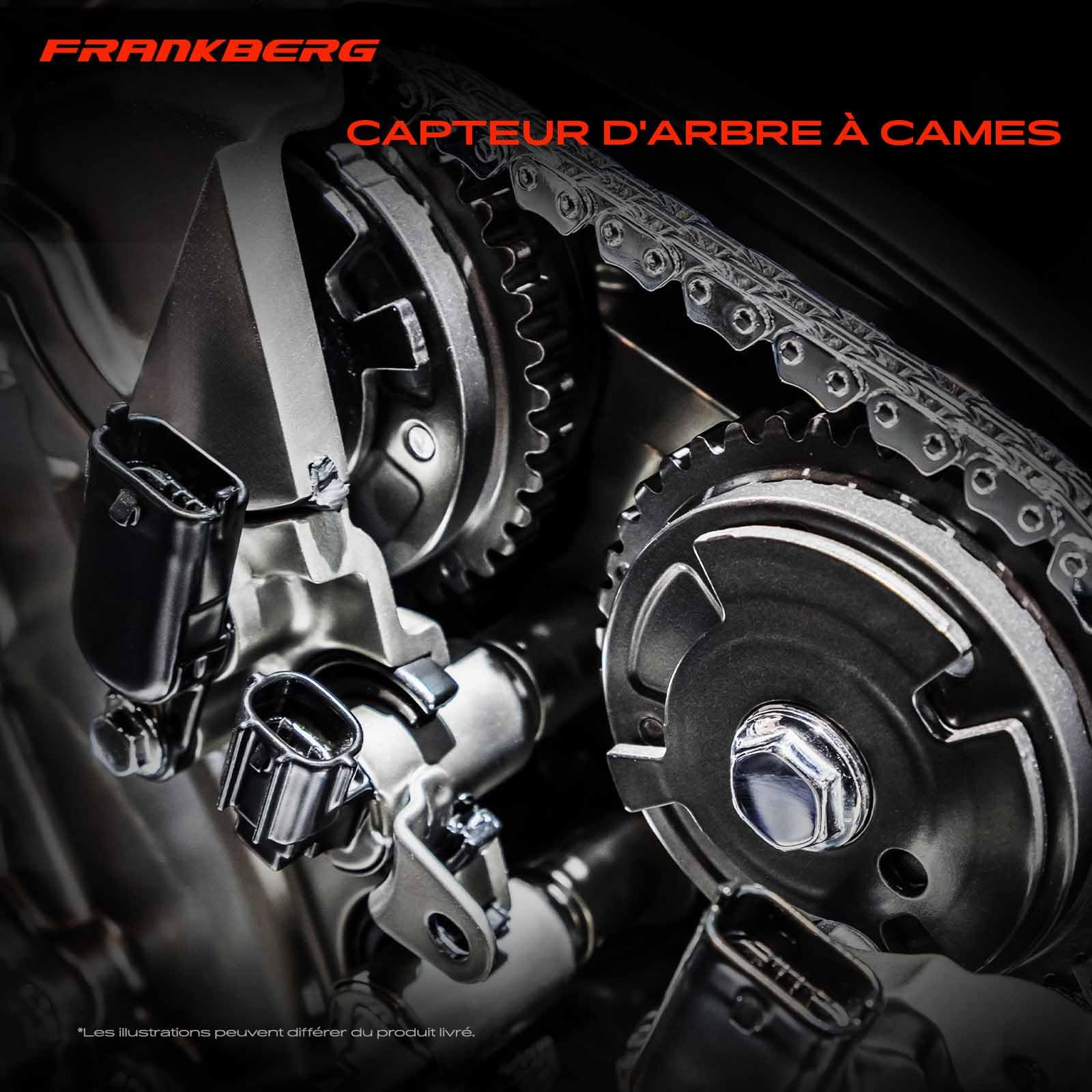 Frankberg Capteur de position d'arbre à cames 9688725080 | Compatible avec: ,Partner Fourgon/MPV K9,,,,,DS3