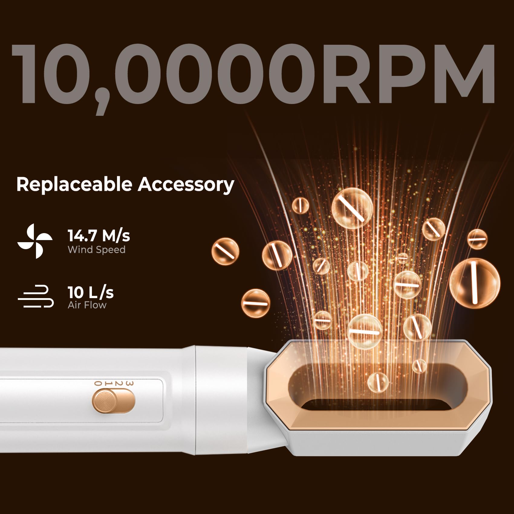 Neue Airstyler 5 in 1, Pro Hairstyler Air styler Set, Ionen Haarstyler Föhnbürste mit 1000W Haartrockner & Styler für Locken, Volumen und Glätte | Rundbürstenföhn, Geben Sie dem Haar Volumen