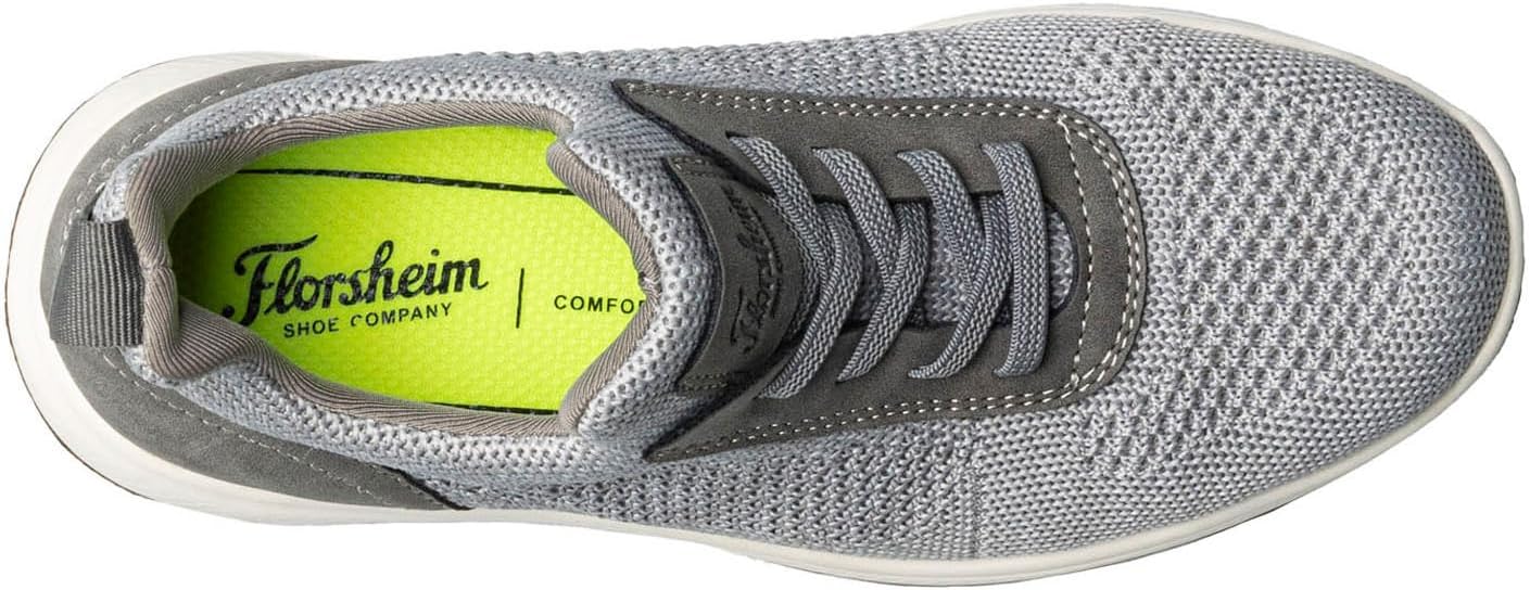 Florsheim Boy's Satellite Knit Elastic Lace Slip-on Jr. (Toddler/Little Big Kid) Sneaker - Image 7