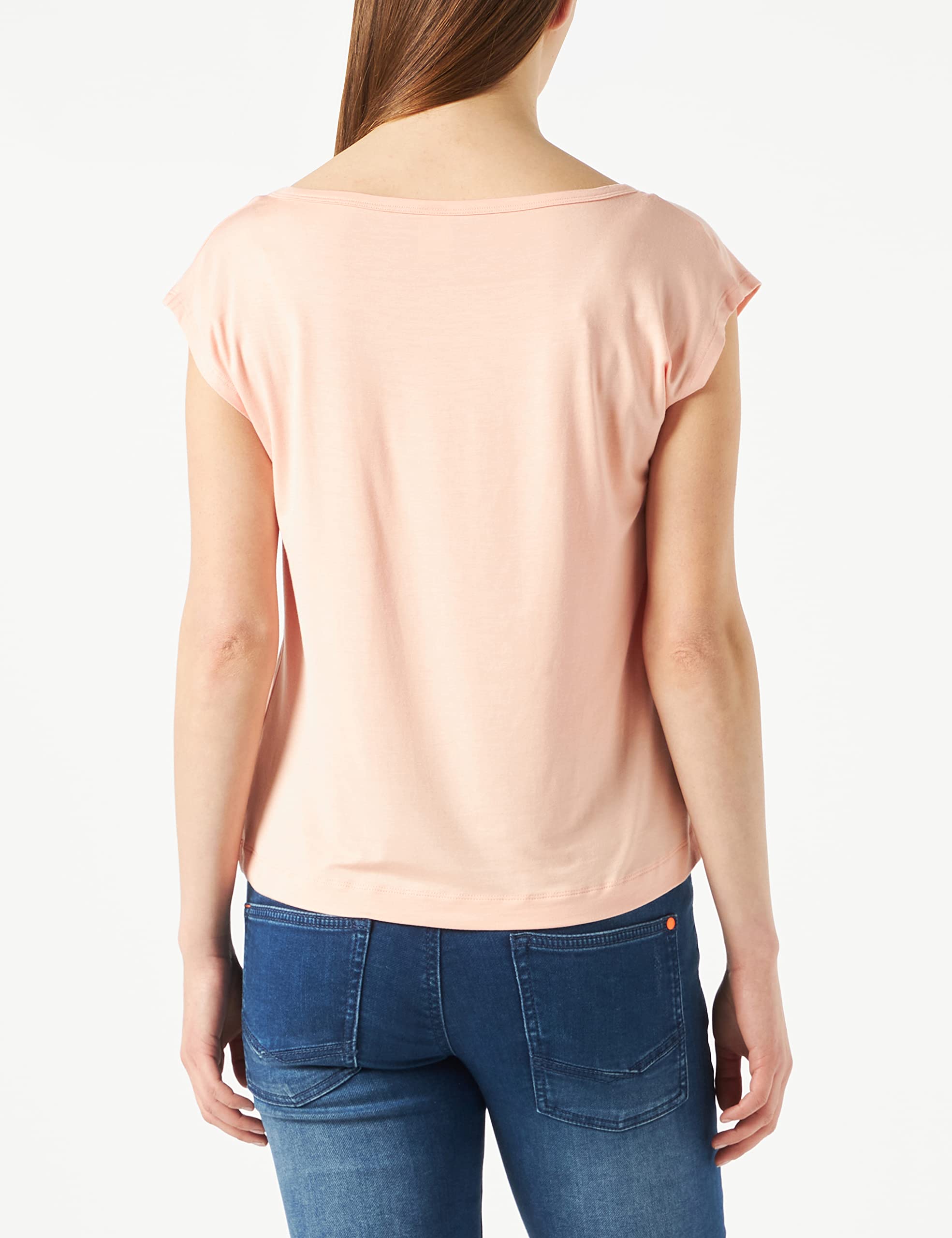 Calvin Klein S/S Cuello Ancho Camiseta de Pijama para Mujer
