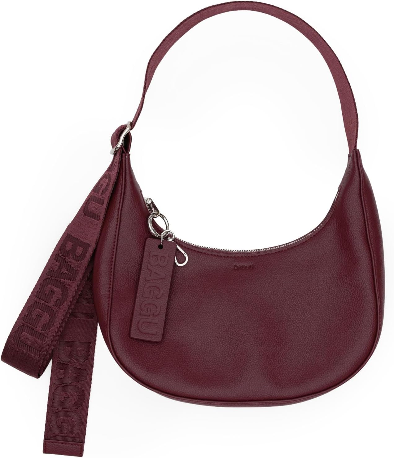 Small Recycled Leather Crescent