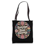 Retro Radicalized by Basic Decency Vintage Wild Floral Women Tote Bag
