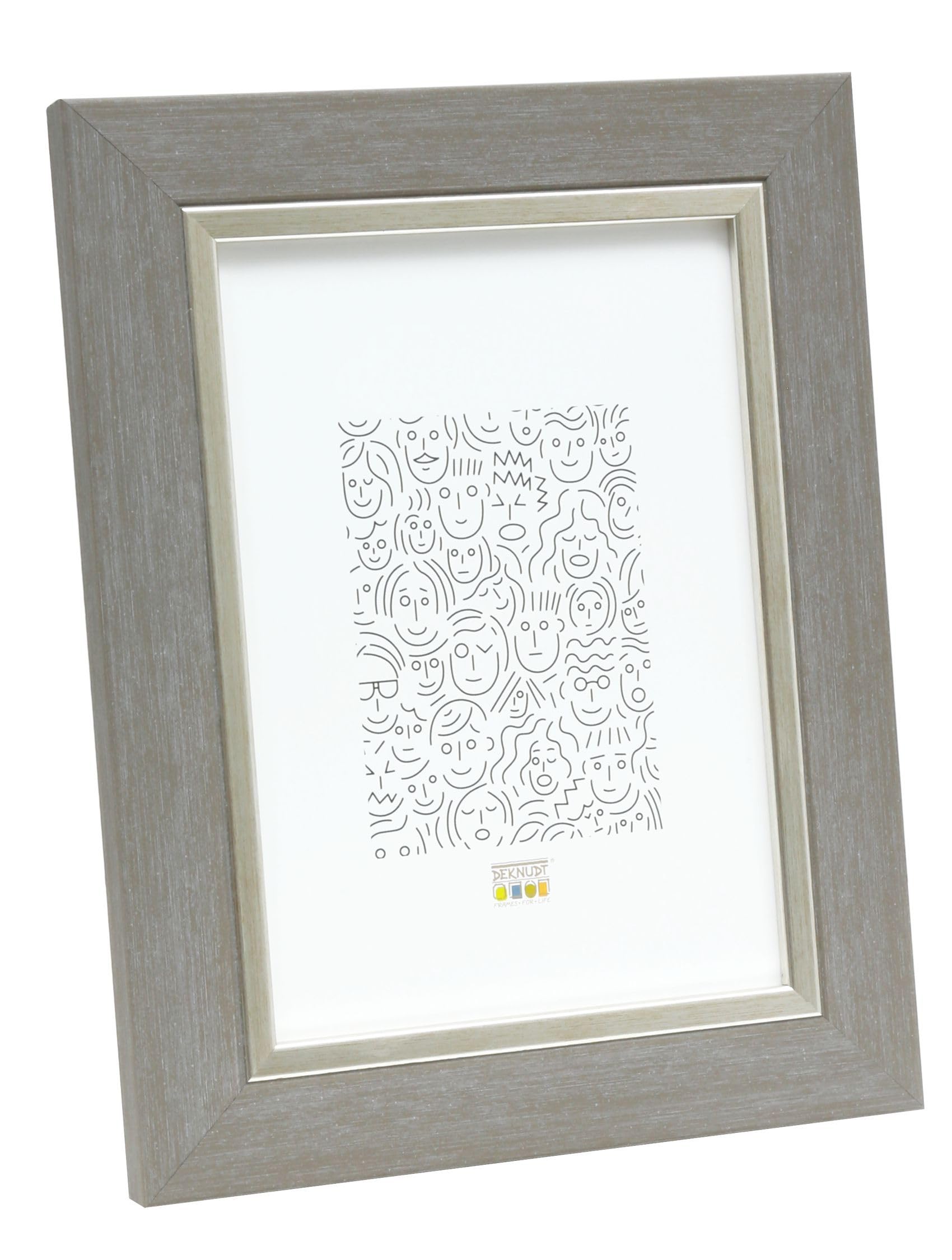 Deknudt Resin Photo Frames, Grey, 24 x 30 cm