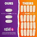 Webber Naturals La droite Fibre4 IBS Comprimés de malaise intestinal, 150 Comprimés, Supplément fibreux pour la santé digestive, faible FODMAP, végétalien