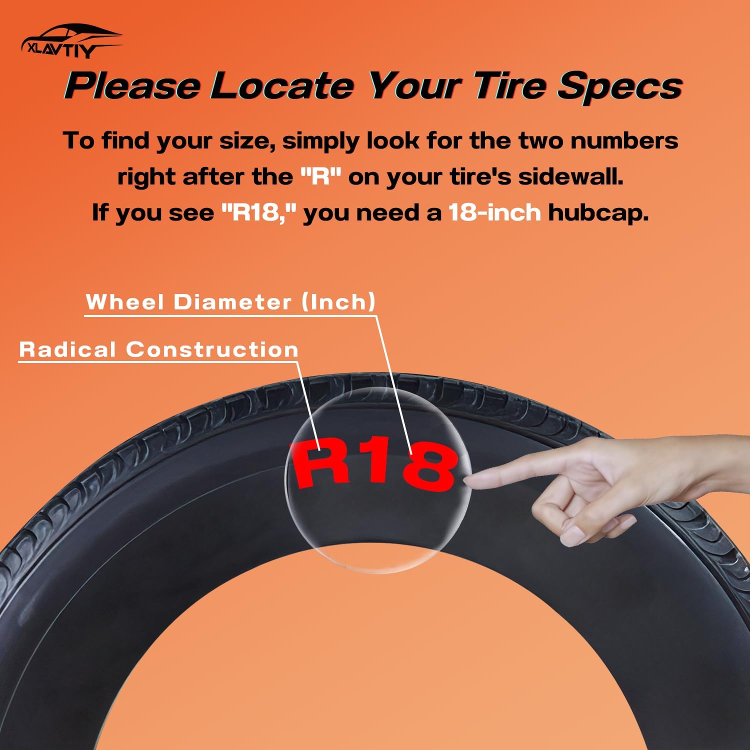 18 Inch Wheel Skins Compatible with 2019-2022 Chevrolet Blazer L & LT Factory Alloy Wheels, Glossy Black, Easy Snap-On Wheel Covers, Set of 4