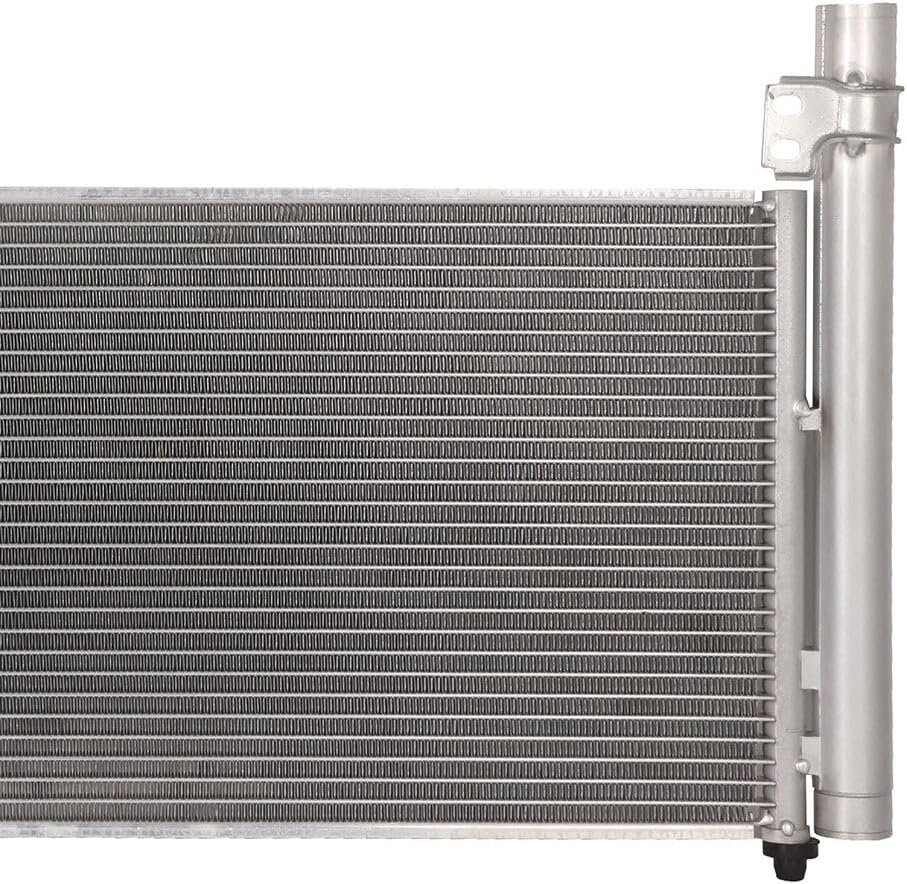 SCITOO Auto Radiator x1 & A/C Condenser x1 Compatible with 2011-2017 for LX for CT200h 1.8L 2010-2015 for Toyota for Prius 1.8L 2012-2015 for Prius Plug-In 1.8L 2012-2017 for Toyota for Prius V 1.8L