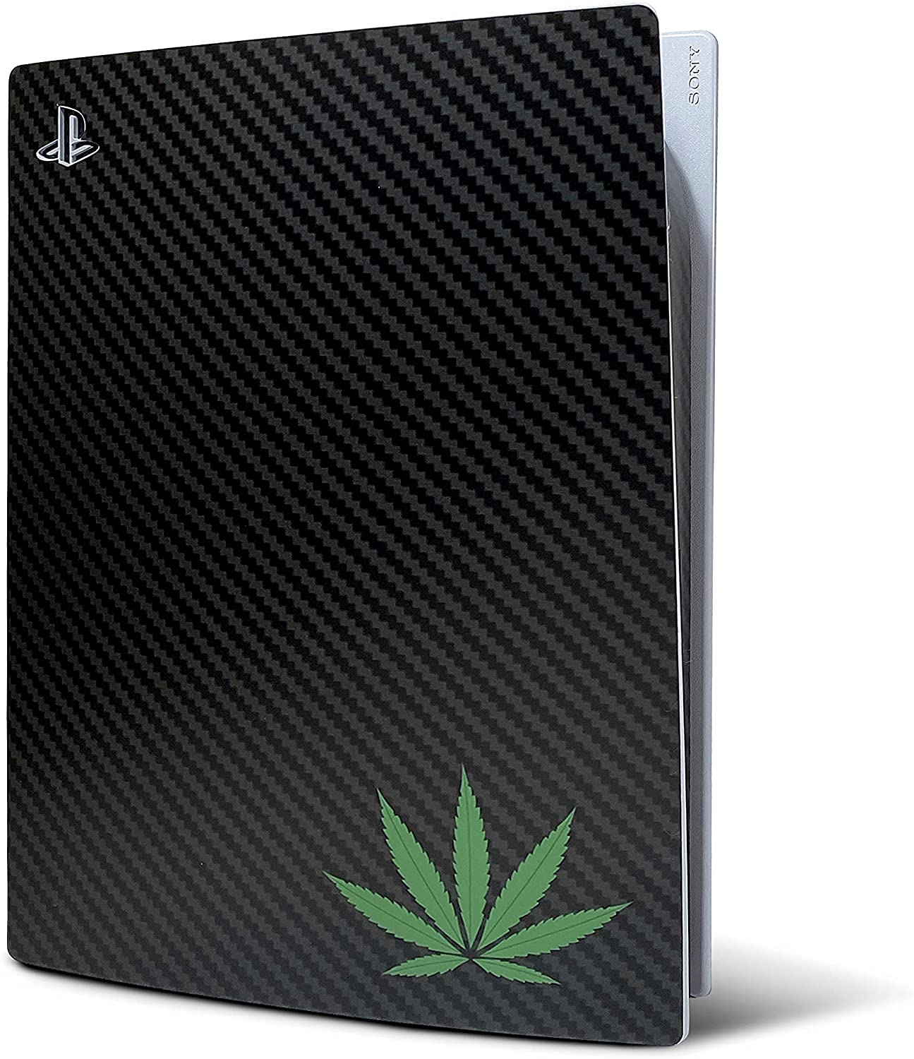 ELTON ELTONELTON PS5 Skin Protective Wrap Cover Vinyl Sticker Decals for PlayStation 5 Disk Version Console and Two Dual Sense 5 Sticker Skins Black PS5 Skin Console and Controller design481 (Black Carbon) (B0922DXNT7) Amazon Price History, Amazon Price Tracker