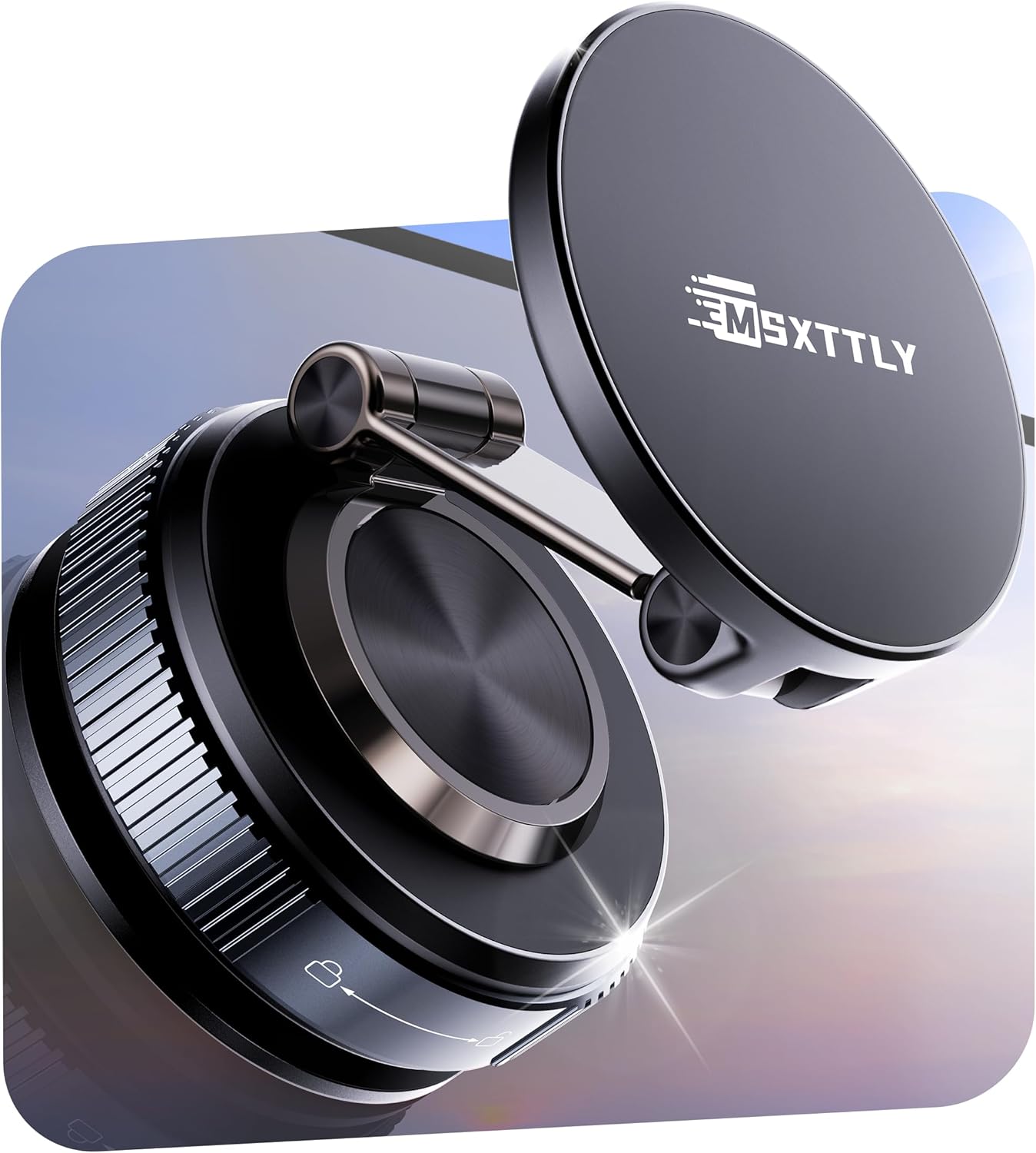 Car Phone Holder Magnetic Phone Mount for Car 360°Adjustable 2026 Phone Holders for Your Car Travel Gifts Cell Phone Car Mount Compatible for iPhone 17 Pro Max 16 15 14 13 12 Air Plus