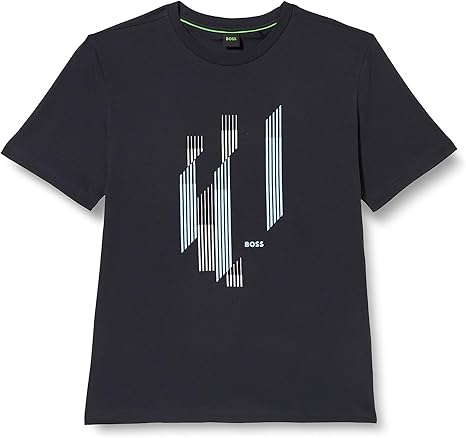 BOSS TEE - Camiseta Estampada - Dark Blue Two/azul Marino