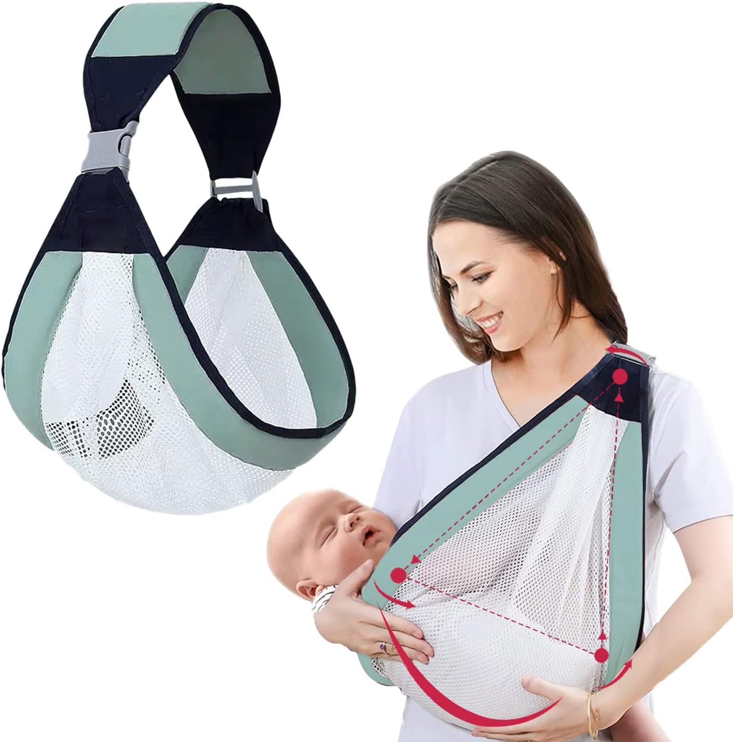 Portabebés Transpirable,Portabebés Recién Nacidos,Portabebés Ajustable Koala,Portabebés Multifuncional,Portabebés