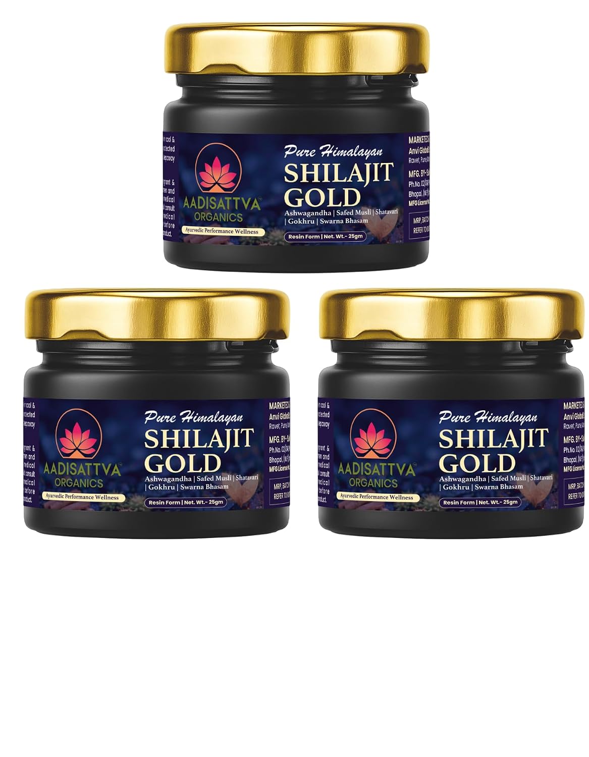 Pure Himalayan Shilajit Resin Gold – 30g 300 mg Serving Natural Energy & Wellness Supplement-Pack of 3 - Review, Price and Buying Guide