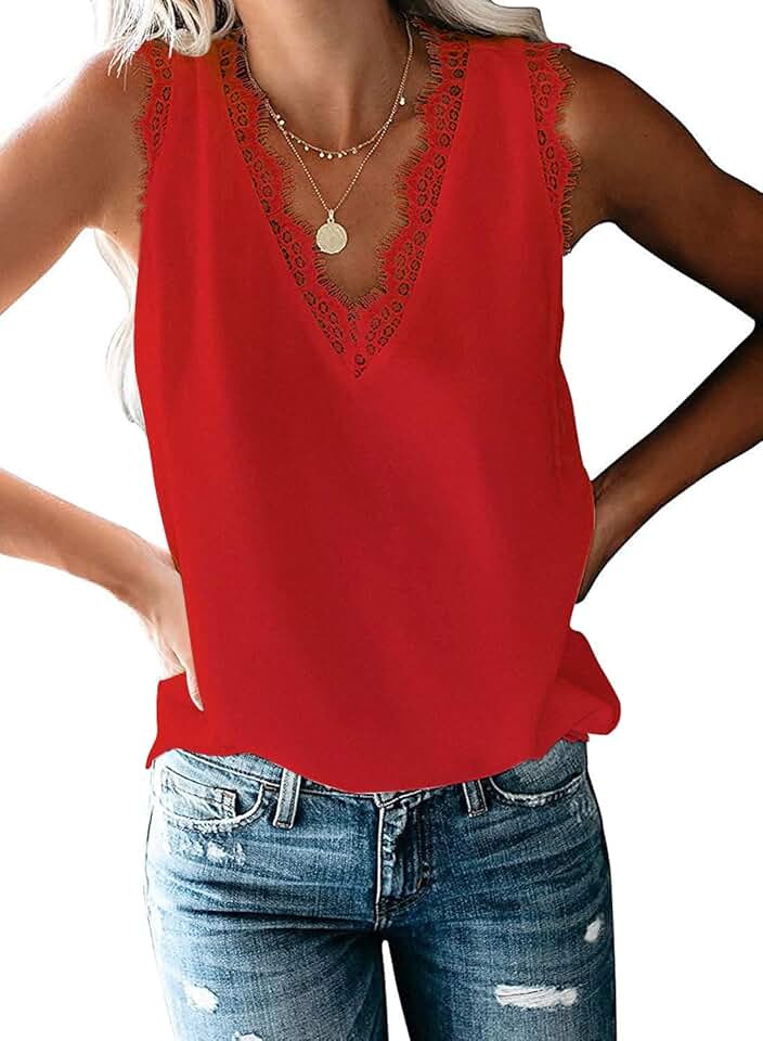 Amazon.com: red dressy tops for women: Clothing, Shoes & Jewelry