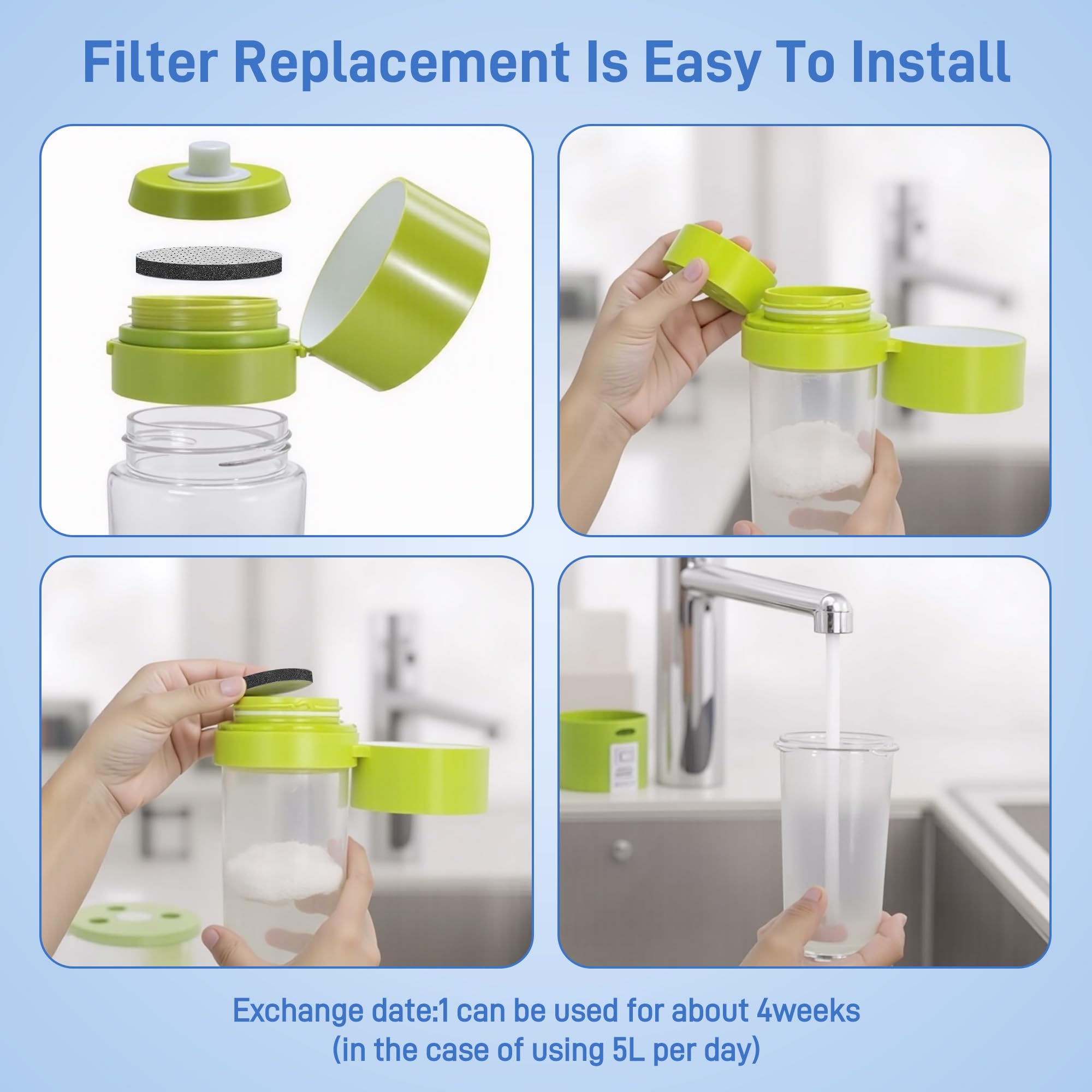 8 Micro-Type Schijf Waterfilters Voor Brita Fill & Go Flessen Karaffen Pak Van 8 Waterfiltratie Vervanging