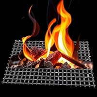 Vista 3 de Retenedor de brasas de rejilla para chimenea 15.7 x 9.8 pulgadas