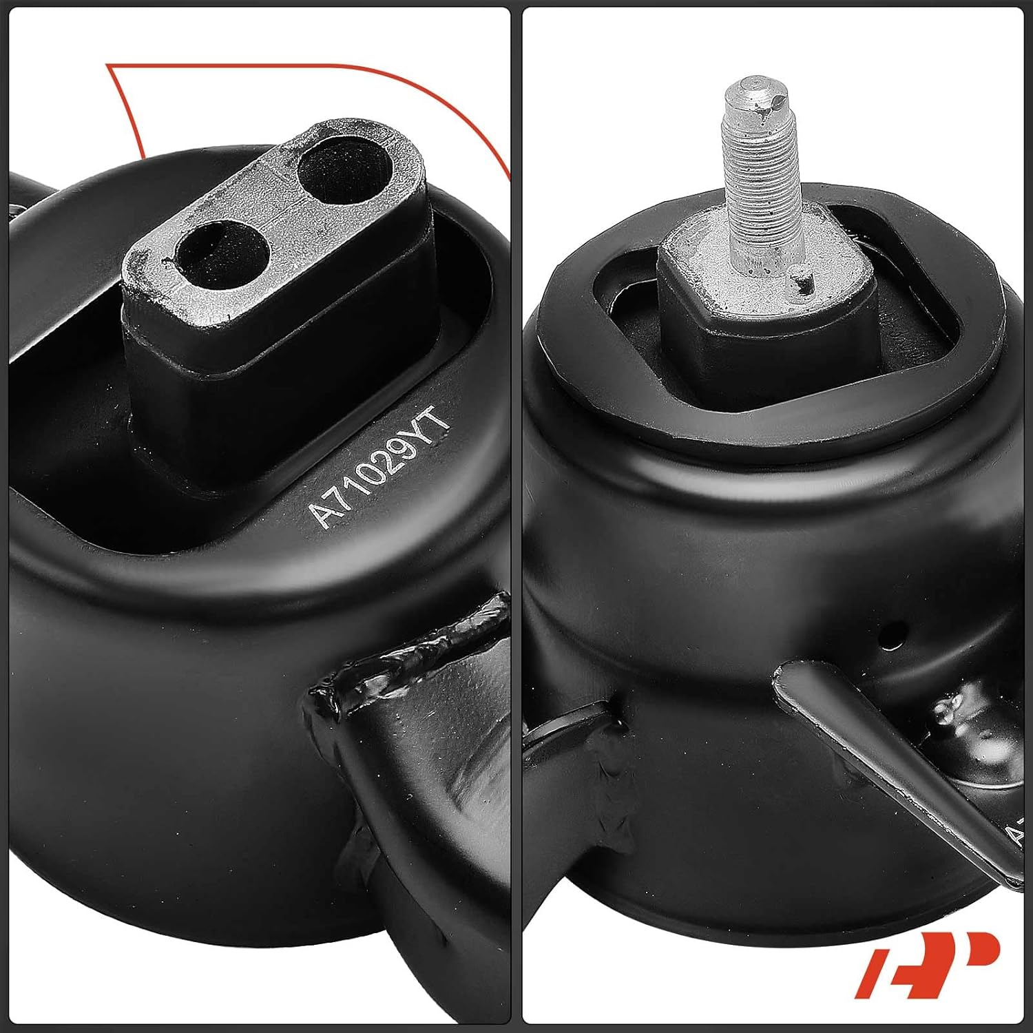 A-Premium 2PCS Engine Motor Mount Transmission Mount Kit Compatible with Hyundai Elantra 2011-2016, Accent 2012-2017, Veloster 2012-2014 & Kia Forte, Forte5 2014, Rio 2012-2017, Automatic Transmission