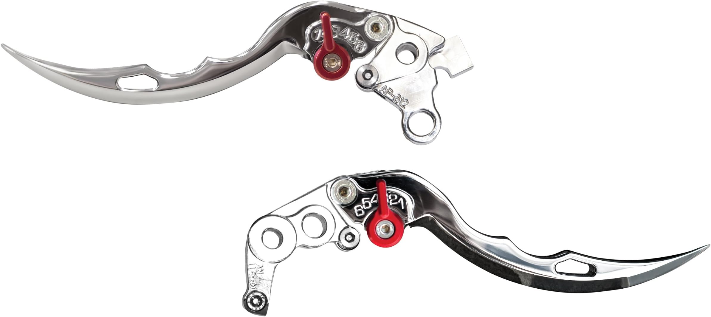 Yana Shiki Adjustable Blade Brake/Clutch Lever Set with Chrome Knuckles for Suzuki GSX-R1000 LC22LCB-CHR/RC18LBB-CHR