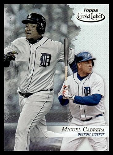 2017 Topps Gold Label Class 3#68 Miguel Cabrera NM-MT Detroit Tigers Baseball Trading Card