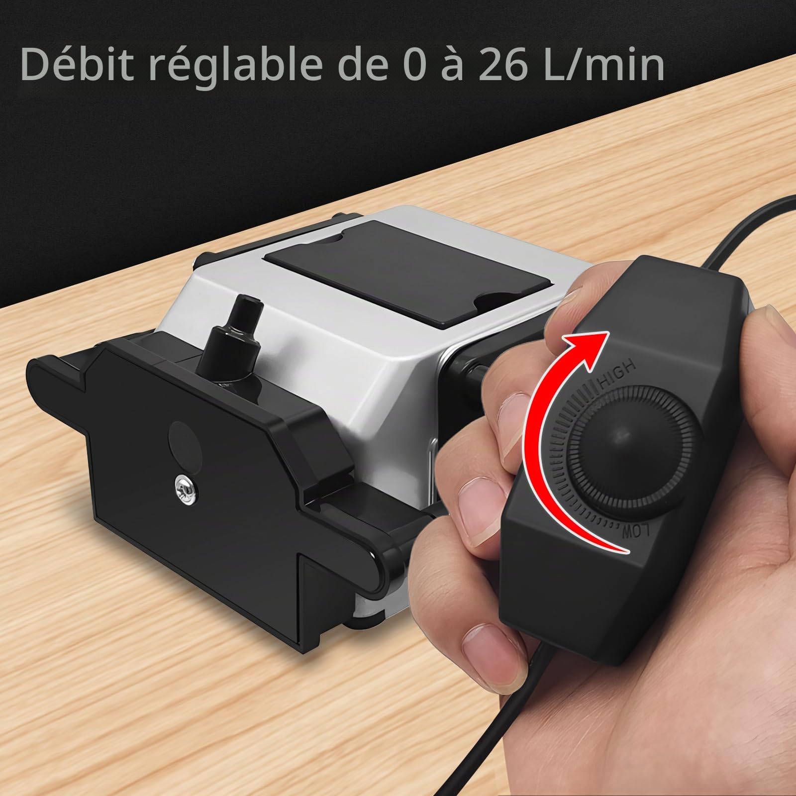 LASER TREE Air Assist, pompe à air pour découpeur et graveur laser, débit d'air réglable 10-30 L/Min pour la découpe et la gravure laser, coupe nette des bords lisses, 220V