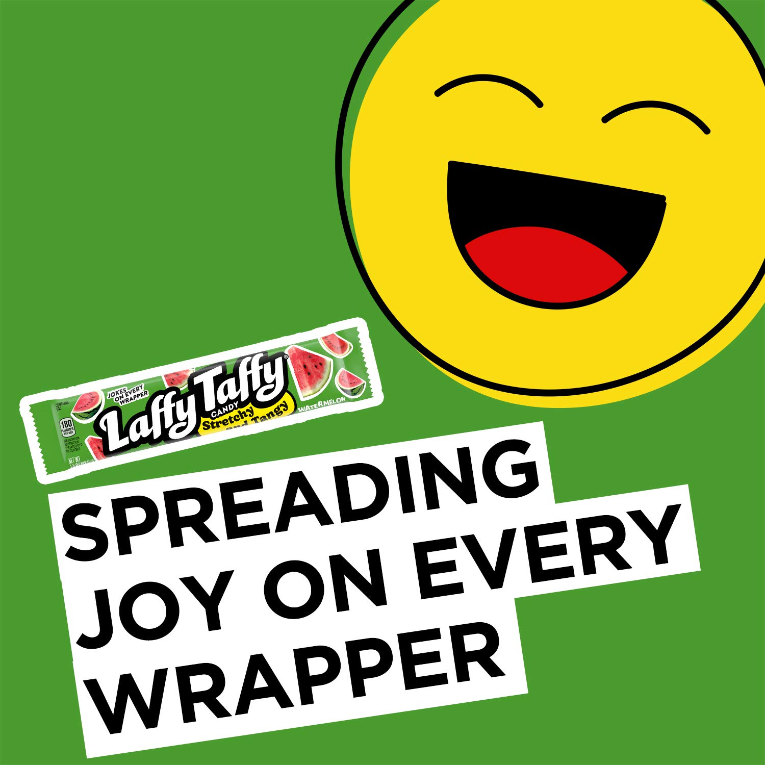 Laffy Taffy Stretchy and Tangy Candy, Watermelon, 36 ounce (Pack of 24) : Taffy Candy : Grocery & Gourmet Food