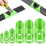 SUNJOYCO 6PCS Foam Pipe Insulation Cutting Guide, ABS Foam Pipe Cutter Tool, Tube Insulation Cutting Fixture, 0.61