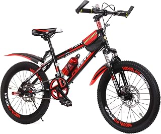 FUFU 20 Inch Children's Bicycle, High Carbon Steel Children's Bicycle, for Boys and Girls Aged 9-14