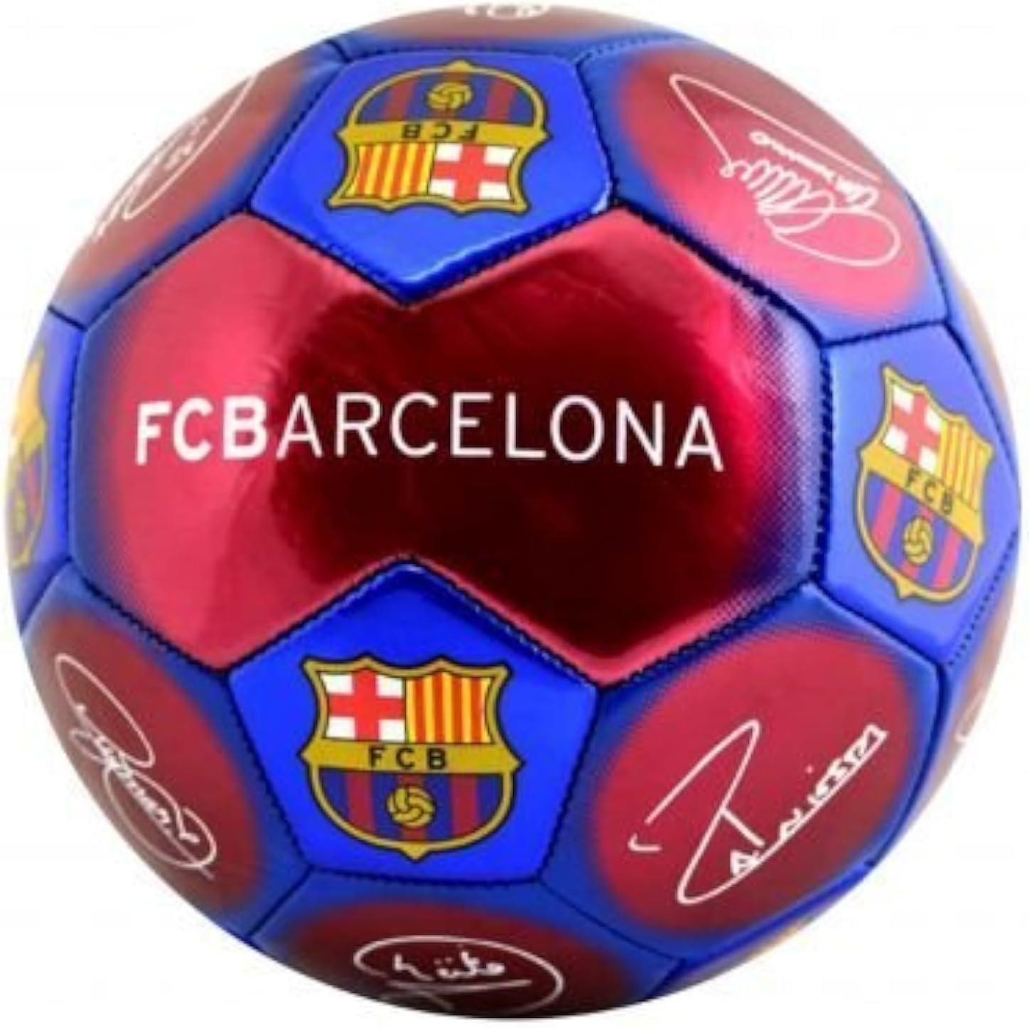 Manchester United Official FC Barcelona Signature Soccer Ball Size 5