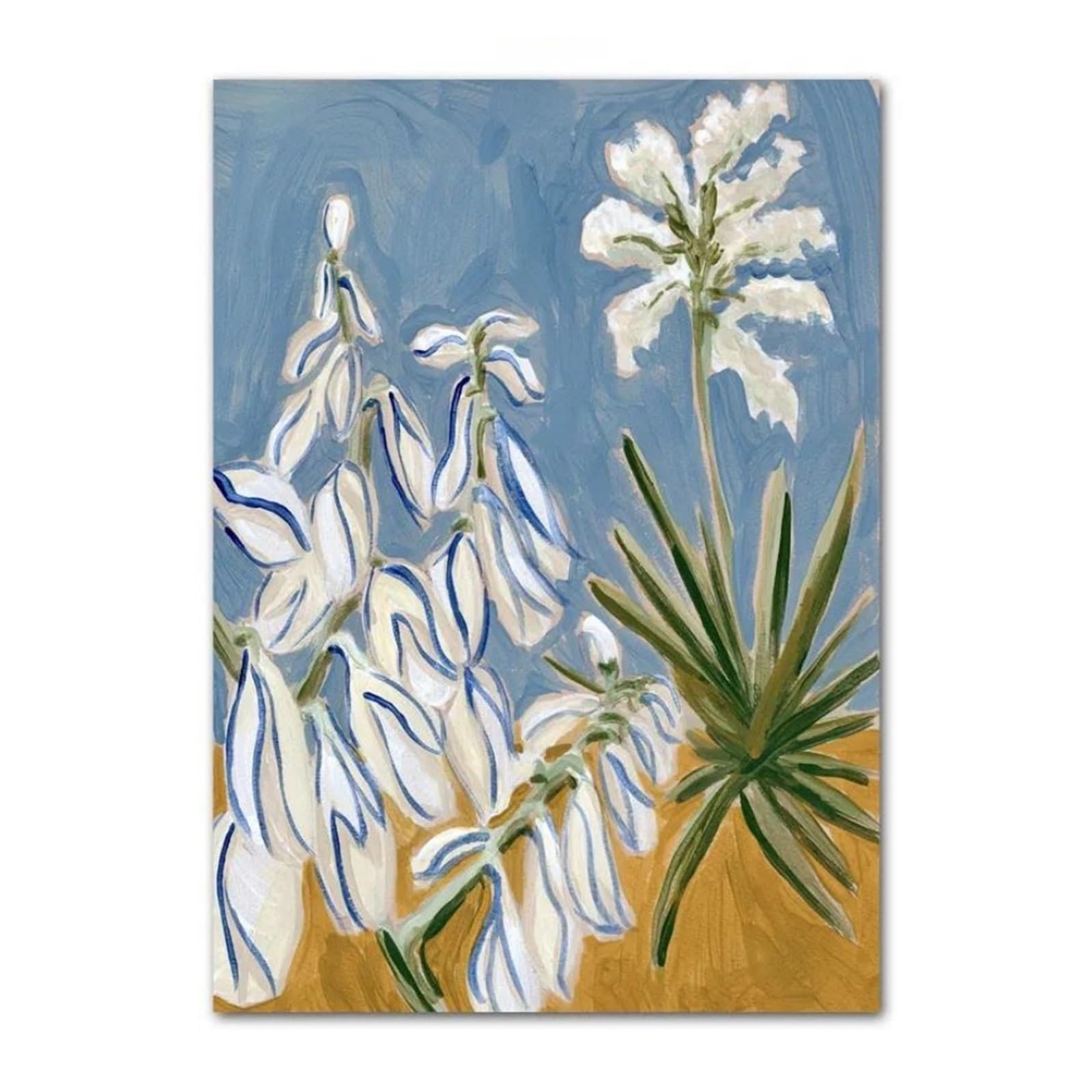 Tableau déco nature tropicale 40x50 cm sur toile pour le salon