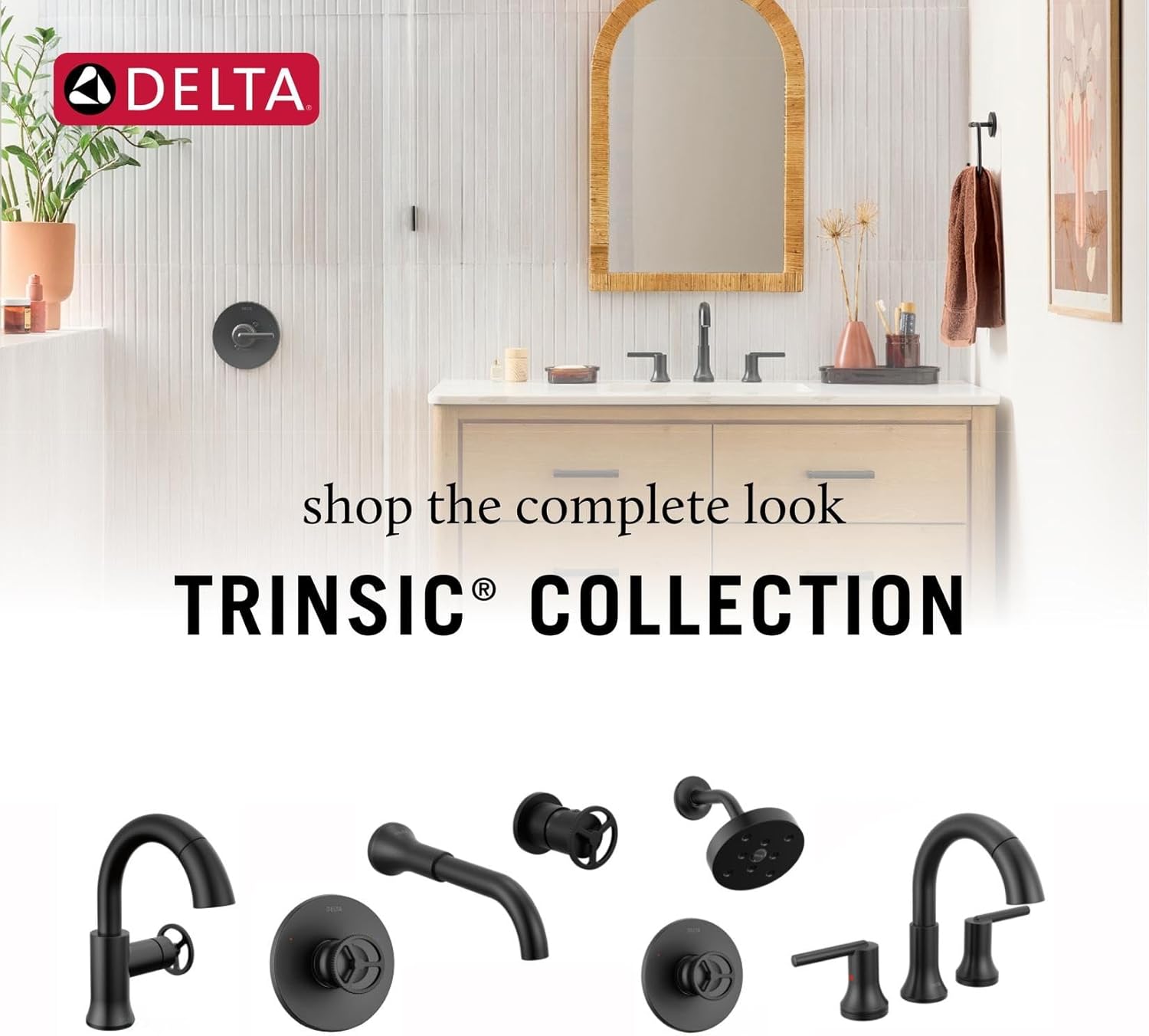 Delta Trinsic Roman Tub Faucet, Brushed Gold Deck Mount Bathtub Faucet, Champagne Bronze T2759-CZ (Valve Not Included)