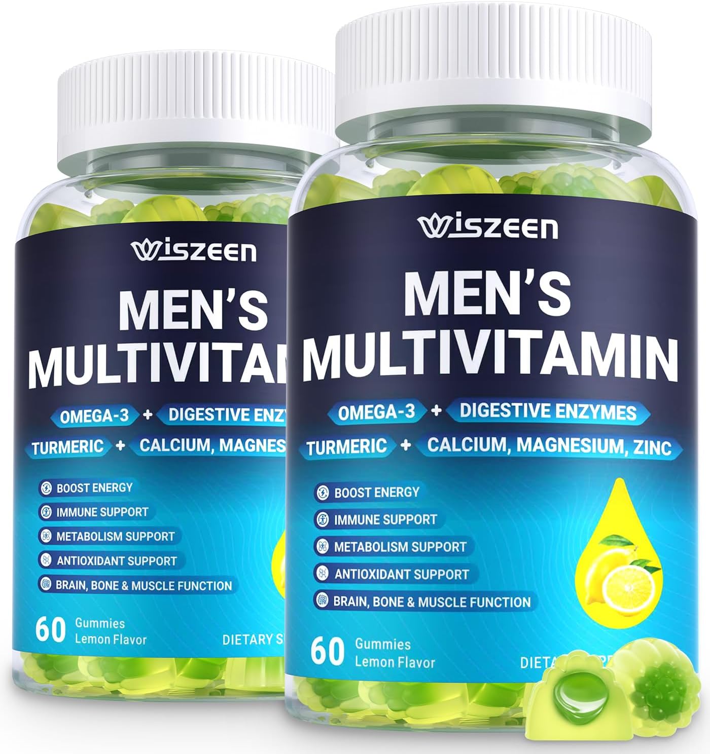 Mens Multivitamins Gummies with Vitamins...