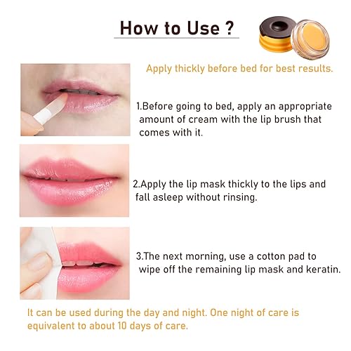 Miniatura 4 de Bálsamo labial para abejas, 2 unidades, máscara de labios hidratante, propóleos de miel, máscara de labios para dormir, prevención hidratante,