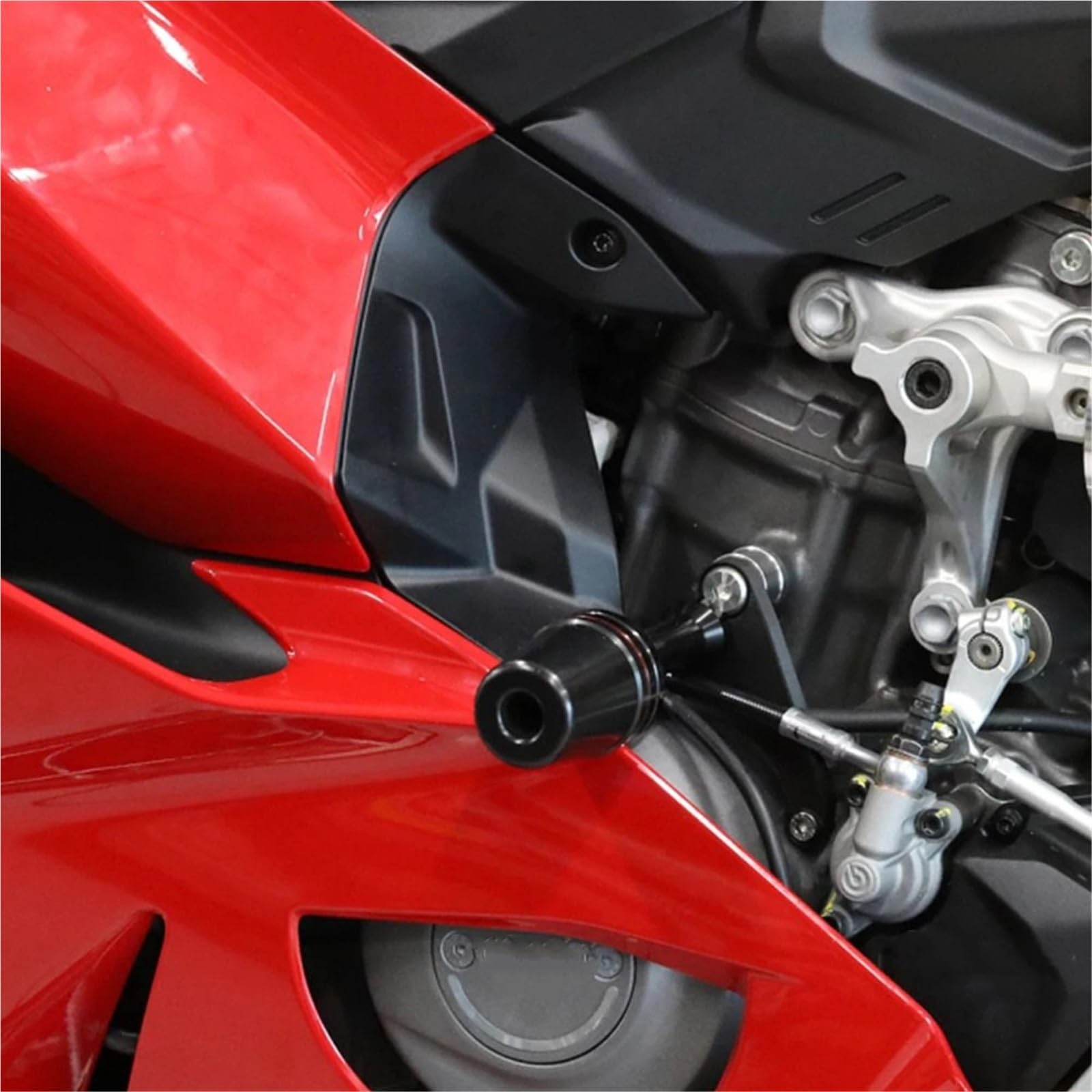 Przednie tylne koło oś widelca suwaki Pasuje Do Ducati PANIGALE V2 S V2s 2025 2026 Motocykle Suwak Silnika Crash Pad Ochrona Przed Upadkiem(Anti-fall ball)