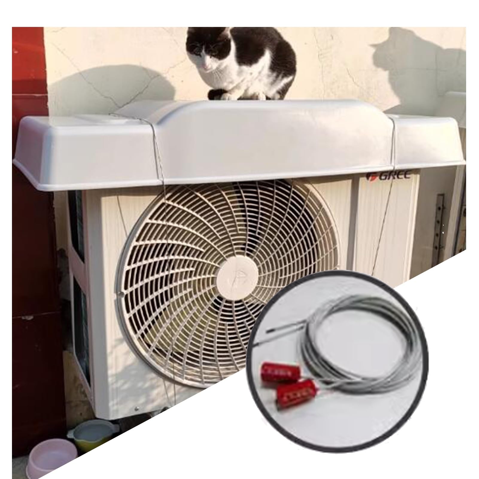Housse de climatiseur extérieur et pompe à chaleur imperméable