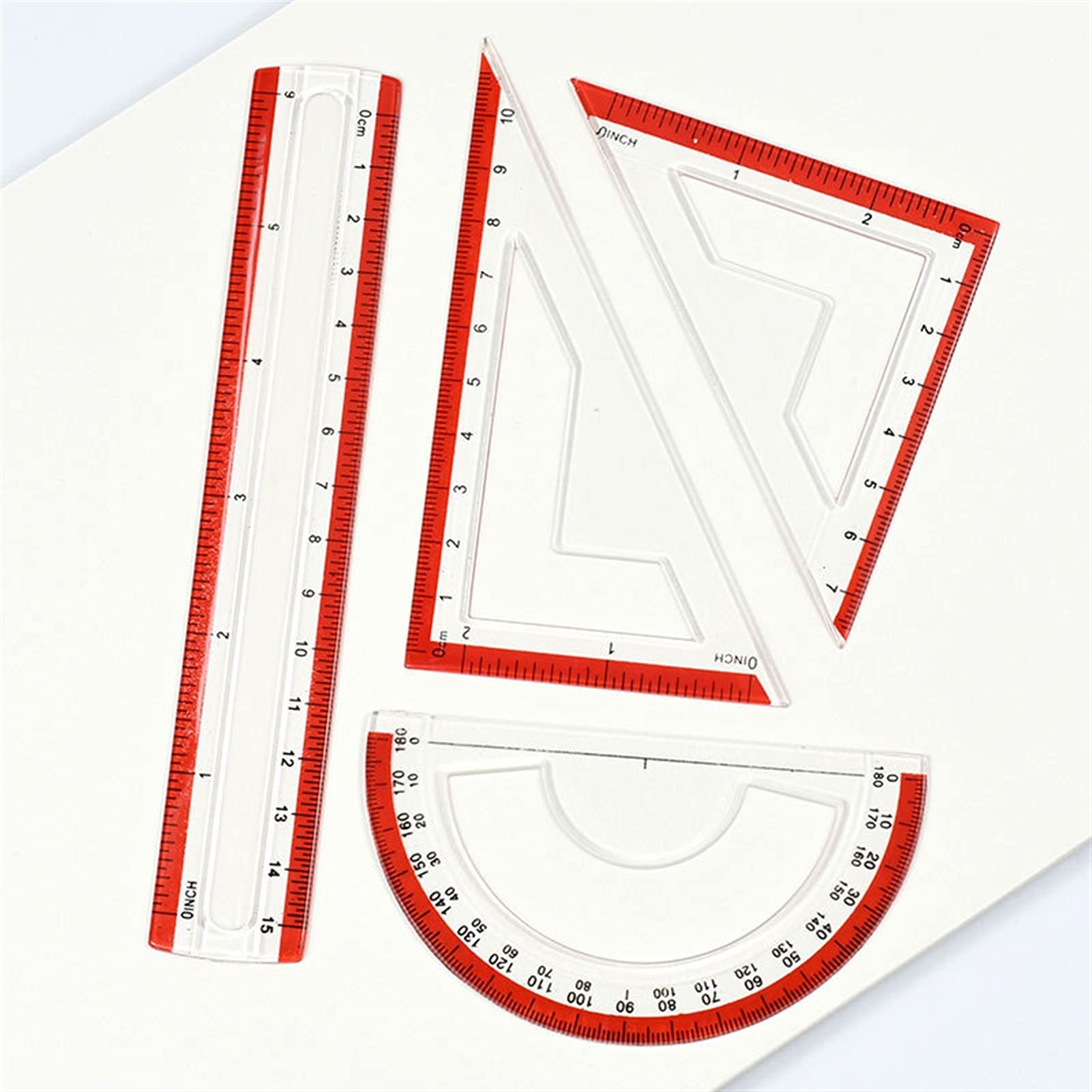 Geometrie-Zirkel, professioneller tragbarer Präzisions-Winkelmesser, Zeichen-Dreieck-Zirkel-Set, Mathematik-Lineal für Schüler, Schulbedarf, Zirkel-Zeichenwerkzeug