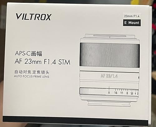 Miniatura 10 de VILTROX Lente APS-C de 0.906 in f/1.4 F1.4 E para Sony E, lente de enfoque automático STM APS-C de gran apertura para cámara Sony E-Mount A7 A7R A7C