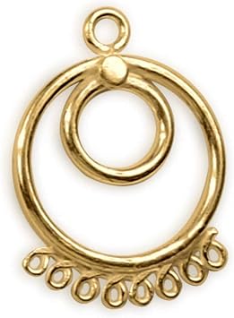 18K Gold Overlay Chandelier FG-175