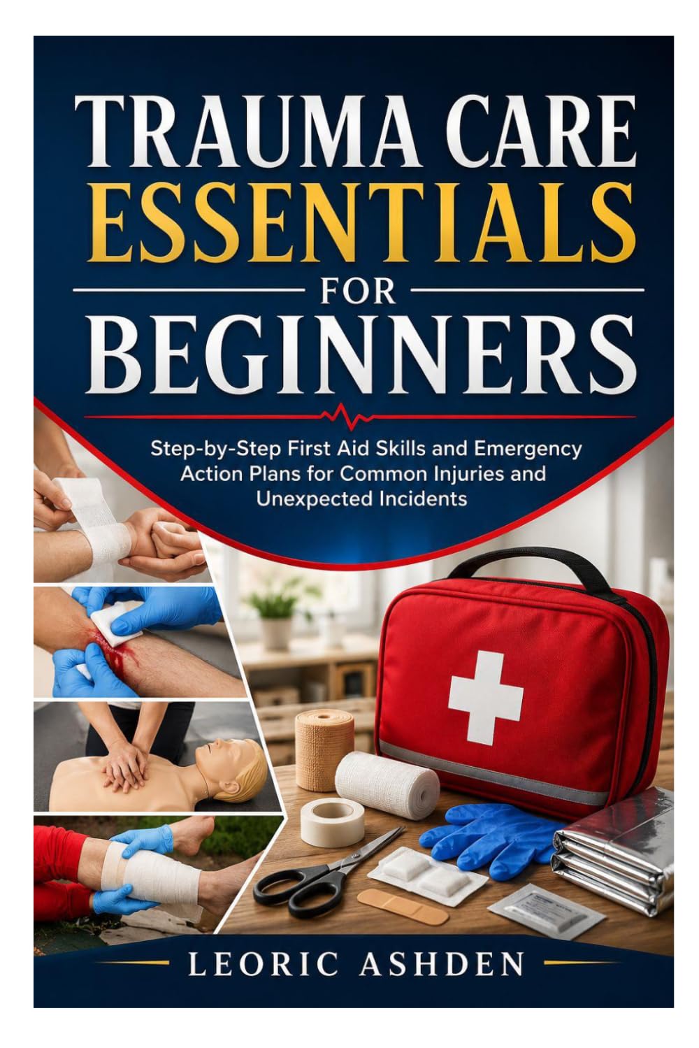 TRAUMA CARE ESSENTIALS FOR BEGINNERS: Step-by-Step First Aid Skills and Emergency Action Plans for Common Injuries and Unexpected Incidents