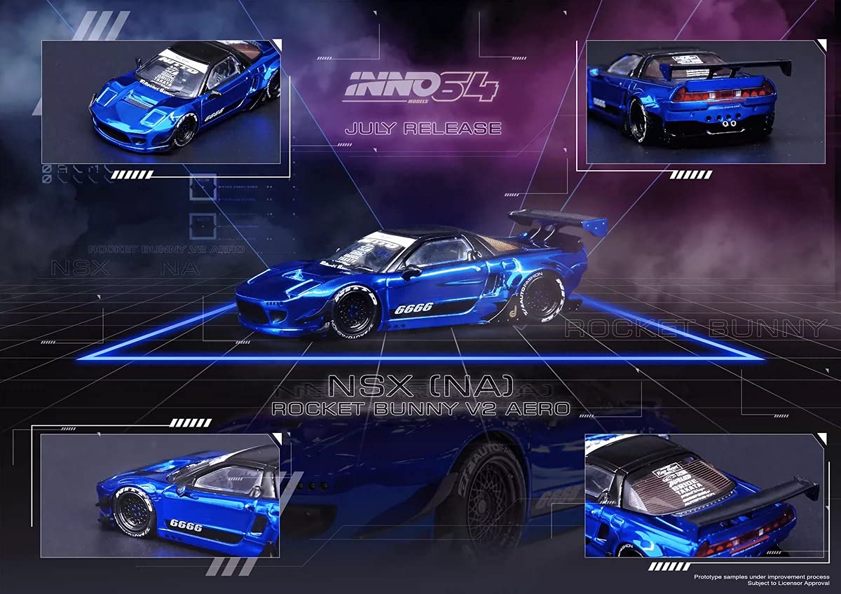Amazon.co.jp: 1/64 inno NSX NA ROCKET BUNNY V2 AERO ロケット