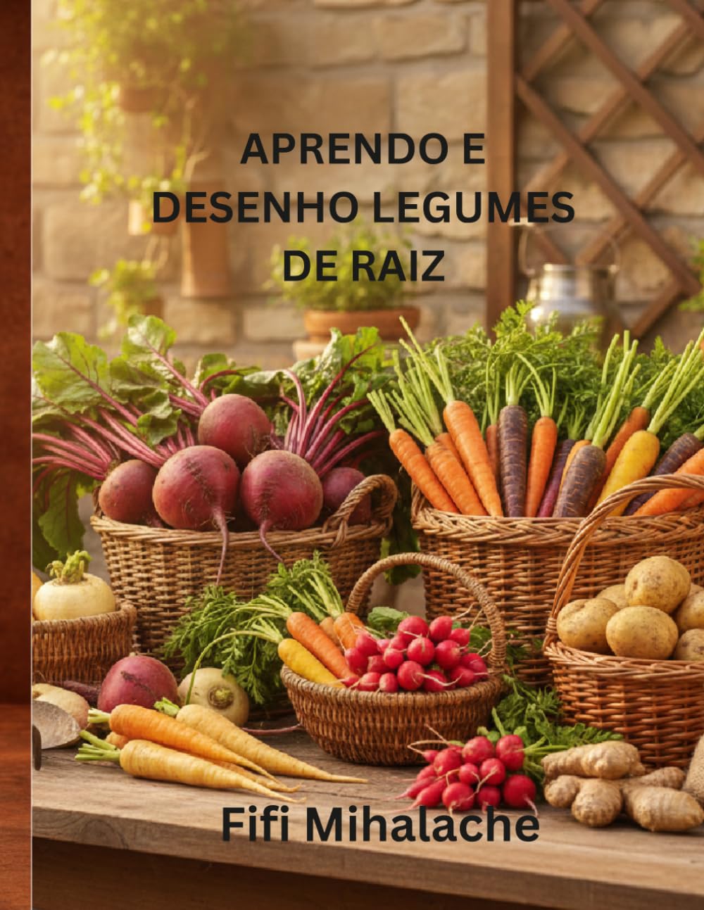 APRENDO E DESENHO LEGUMES DE RAIZ: Para crianças com idades entre 4 e 10 anos