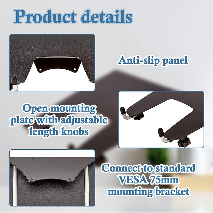Soporte ajustable para laptop Primero Basics, negro miniatura 3