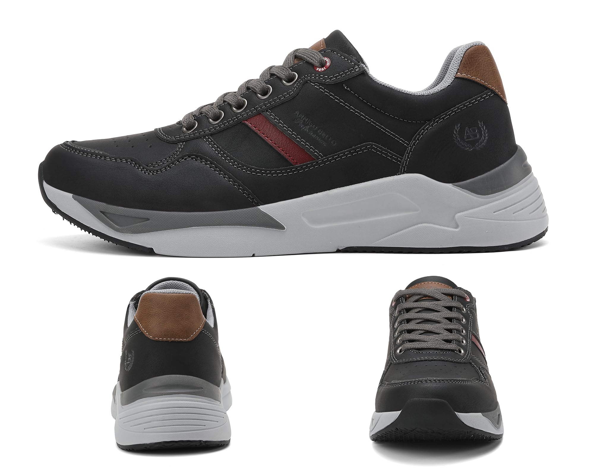 ARRIGO BELLO Baskets Homme Ville Chaussures Léger Formateurs Mode Sneakers Respirantes Marche Loisirs Chaussures Sports Extérieurs Taille 41-46