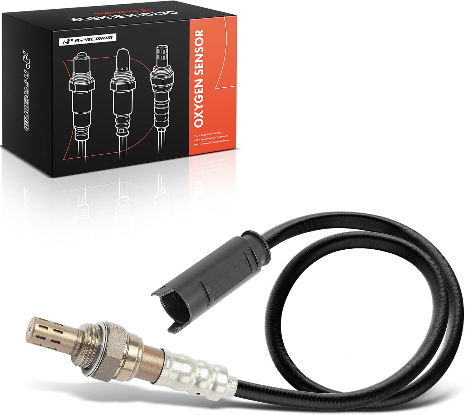 A-Premium O2 Oxygen Sensor Compatible with BMW 540i 1997-2003, 740i 1996-2001, 750iL 1998, 840Ci 1996-1997, M5 2000-2003, Z3 1996-1998, Z8 2000-2003, Replace# 11781742051