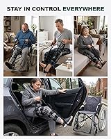 Vista 6 de Correa Trideer para estiramiento y yoga para terapia física, 10 bucles de correas de yoga para estirar, correa de estiramiento no elástica