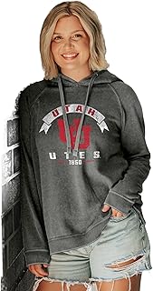 Women's NCAA Officially Licensed Hooded Sweatshirt Burnout Vintage Scholar