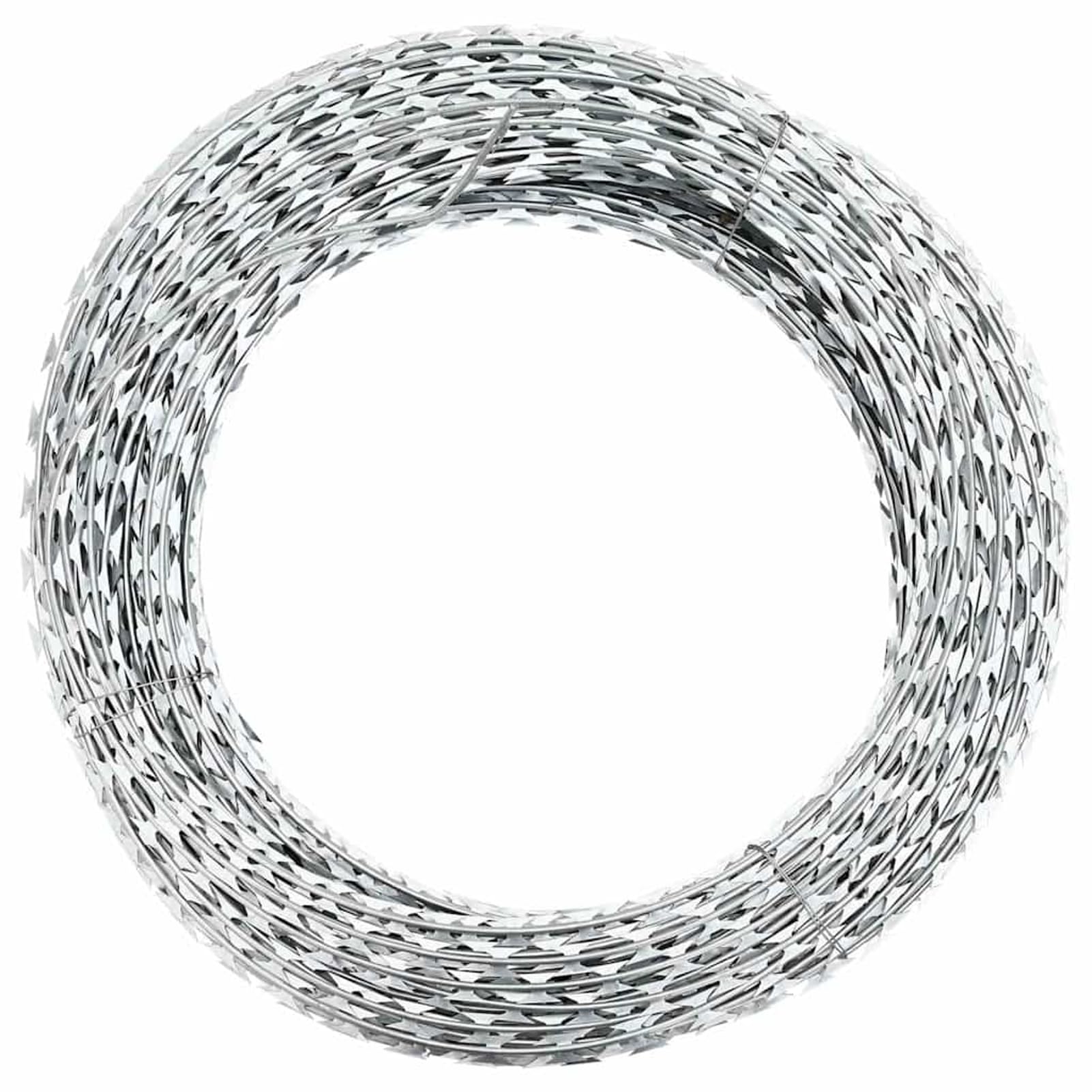 Gecheer Alambre de espino Concertina Acero galvanizado BTO-22 150 m