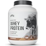 Levels Grass Fed Whey Protein Powder, No Artificials, 24G of Protein, Pure Chocolate, 5LB