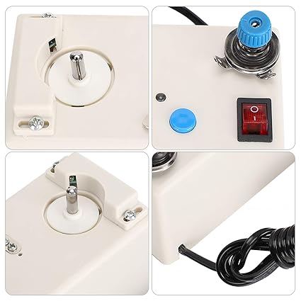 Fdit Electrical Bobbin Winder, Save Time Automatic Bobbin Winder, Sewing Machine Bobbin Winder for Industrial Sewing Home Sewing