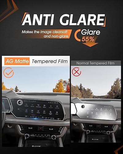 Vista 171 de CDEFG Cristal templado para Chevrolet Silverado/GMC Sierra 2025, pantalla táctil de 13.4 pulgadas, accesorios para Chevy Silverado/Sierra 1500