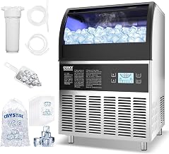 GSEICE Commercial Ice Maker with Storage